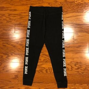 PINK by Victoria's Secret Black/White Yoga Pants